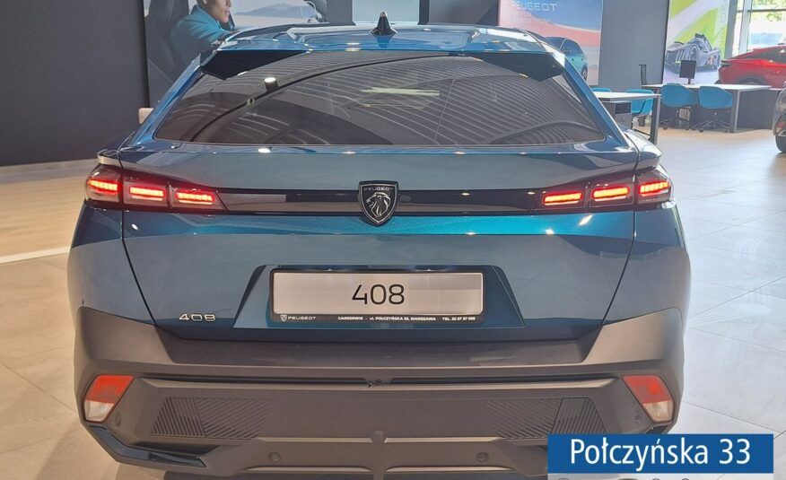 Peugeot 408 Hybrid 136 KM S&S Allure eDCS6|Pak. Bezpieczeństwo, Łączność, Zimowy