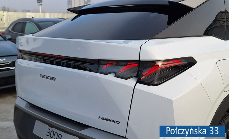 Peugeot 3008 1.2 Hybrid 136 KM eDCS6 GT|Pak. Zimowy, HiFi, Bezpieczeństwo|Biały