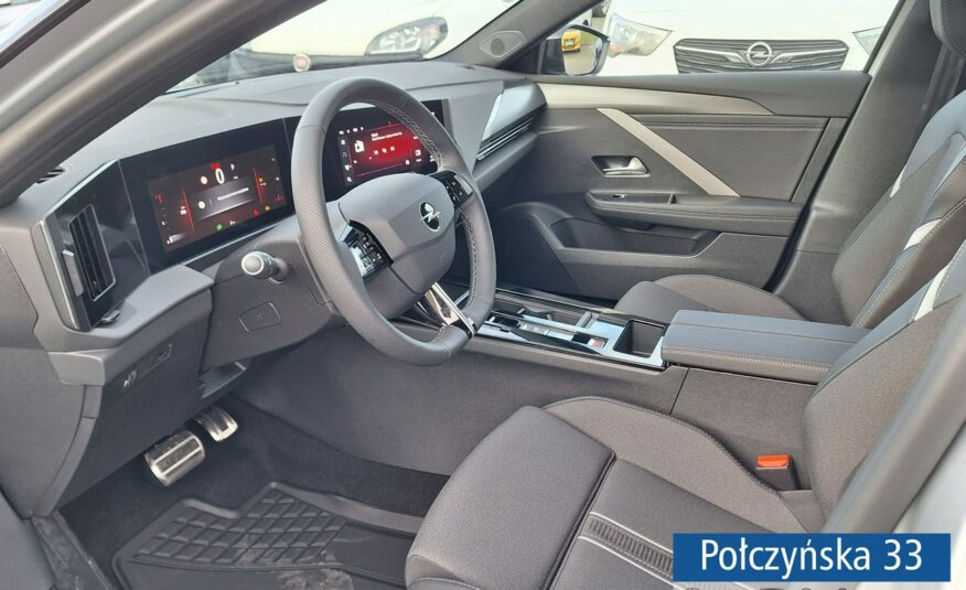 Opel Astra GS 1.2 AT8 130KM S/S | Srebrny |  Alarm | Polisa za 1 zł