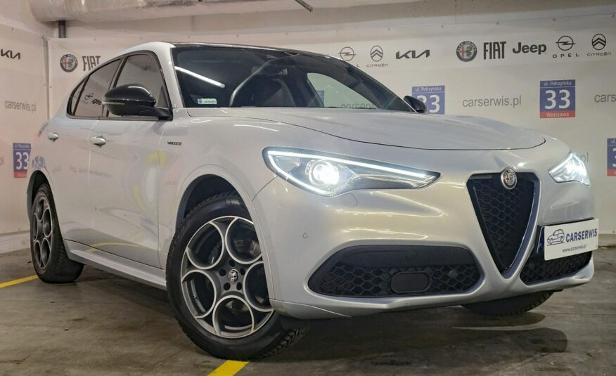 Alfa Romeo Stelvio Salon Polska, Veloce,  Serwis Aso, vat 23%