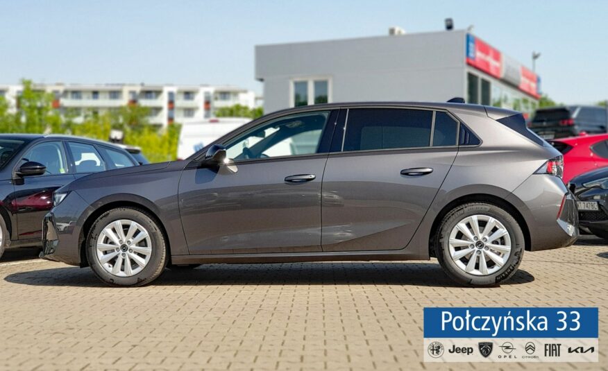 Opel Astra Edition 1.2 AT8 130KM S/S |Szary Vulcano|Pakiet Techniczny| 2024