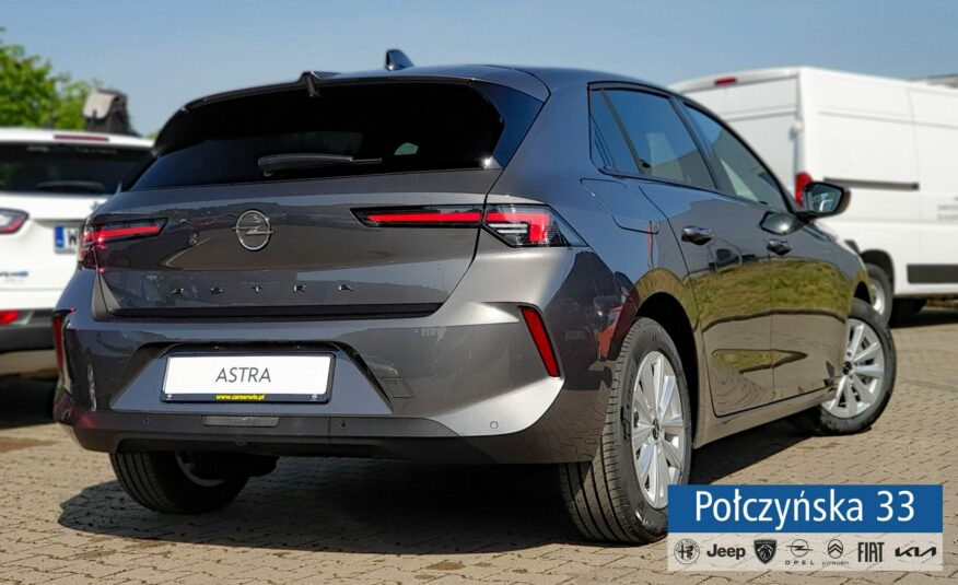 Opel Astra Edition 1.2 AT8 130KM S/S |Szary Vulcano|Pakiet Techniczny| 2024