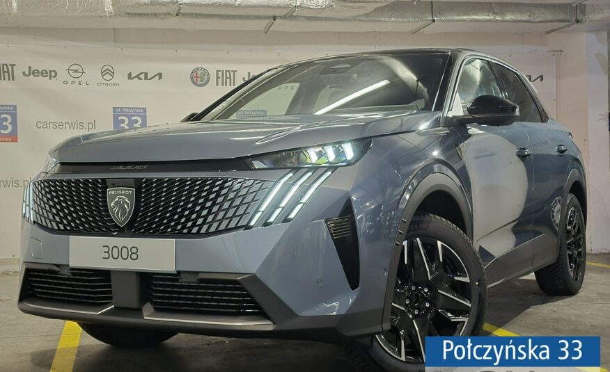 Peugeot 3008 1.2 Hybrid 136 KM eDCS6 GT | Pak. Zimowy, Bezpieczeństwo | Ingaro