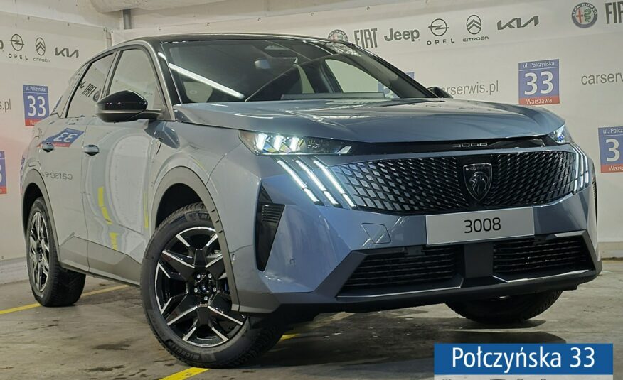 Peugeot 3008 1.2 Hybrid 136 KM eDCS6 GT | Pak. Zimowy, Bezpieczeństwo | Ingaro