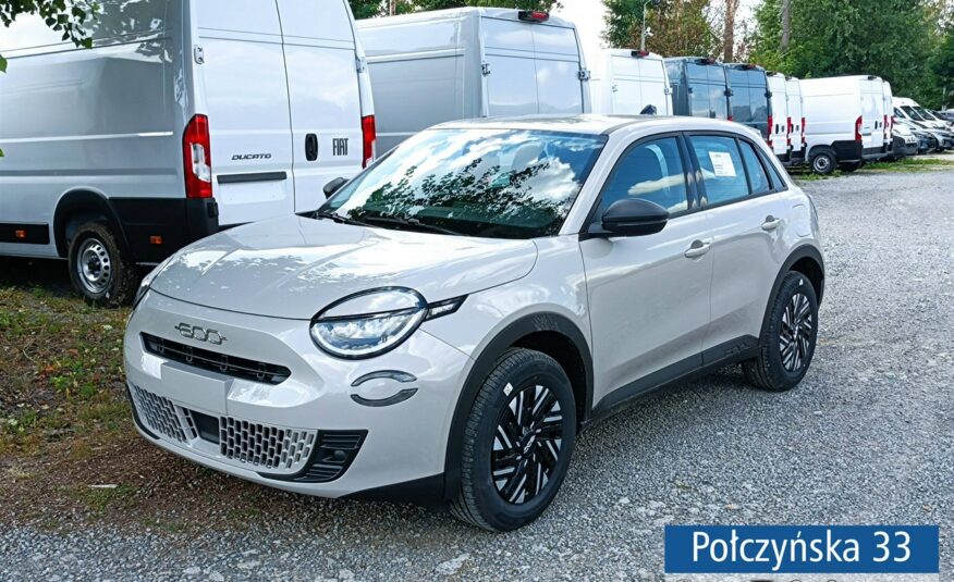 Fiat 600 1.2 100 KM DCT6 Hybrid  | Pakiet  Komfort |Ubezpieczenie za 1 zł