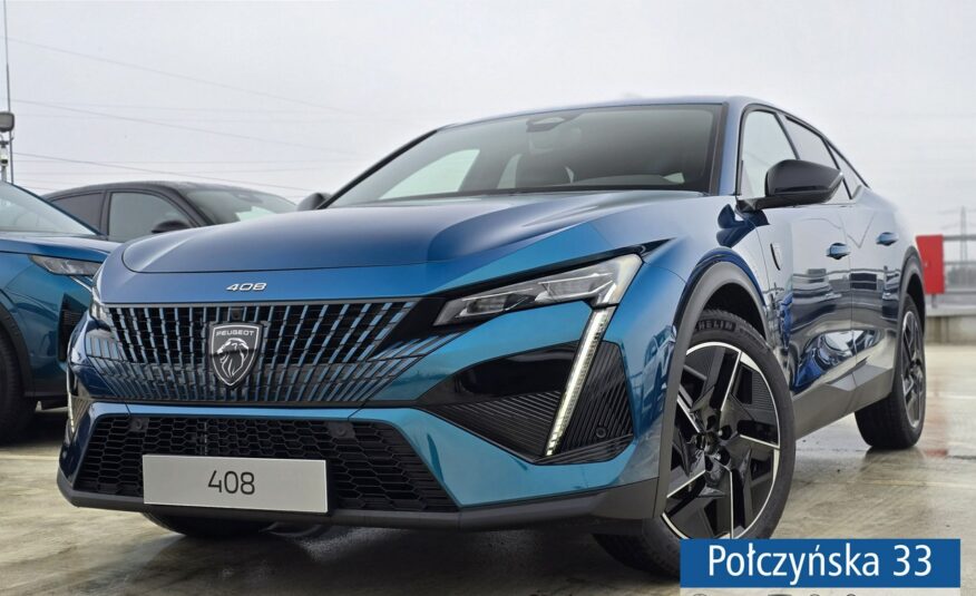 Peugeot 408 1.2 Hybrid 136 KM eDCT6 GT | Niebieski Obsession|Pakiet Bezpieczeństwo