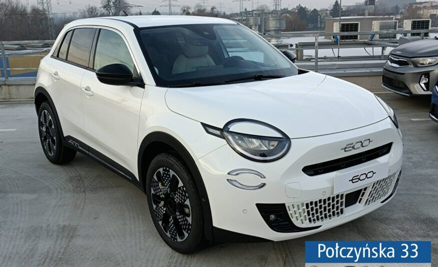 Fiat 600 1.2 100 KM DCT6 Hybrid | wersja La Prima| Ubezpieczenie za 1 zł