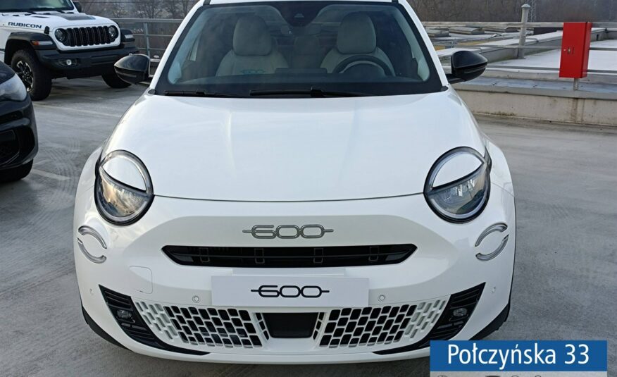 Fiat 600 1.2 100 KM DCT6 Hybrid | wersja La Prima| Ubezpieczenie za 1 zł