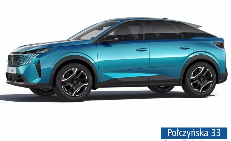 Peugeot 3008 Elektryczny 210 KM 73 kWh Allure | Niebieski Obsession | 2025