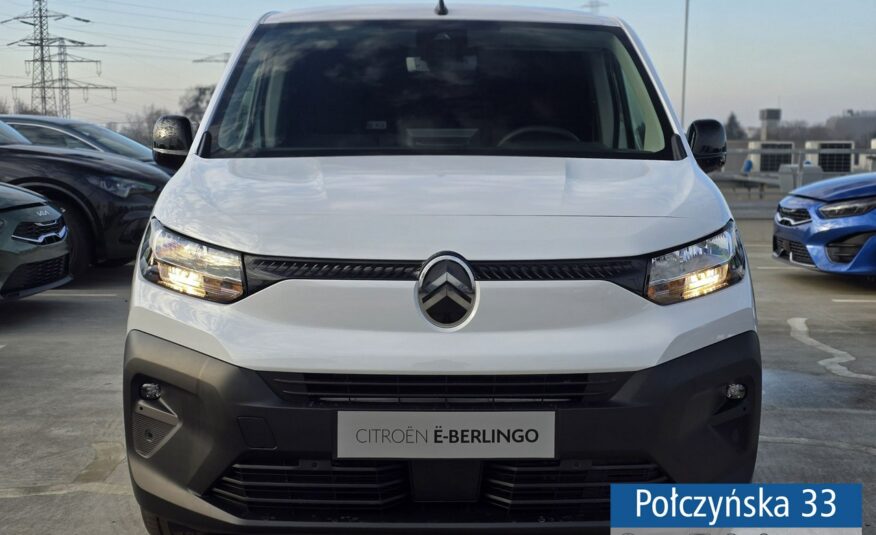 Citroen e-Berlingo 136 KM Van Long 750 kg 50 kWh | Koło zapasowe | Pak. Comfort Connect