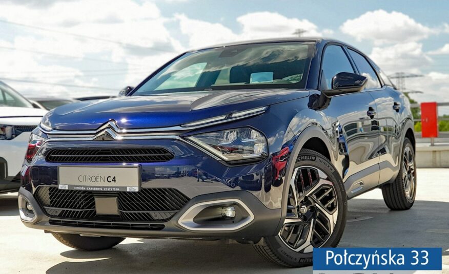 Citroen C4 1.2 130 EAT8 MAX |Grzane fotele|Pakiet Jazdy Autonomicznej