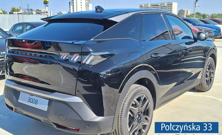 Peugeot 3008 1.2 Hybrid 136 KM eDCS6 Allure|Pak. Bezpiecz, Panorama|Polisa za 1 %