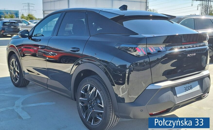 Peugeot 3008 1.2 Hybrid 136 KM eDCS6 Allure|Pak. Bezpiecz, Panorama|Polisa za 1 %