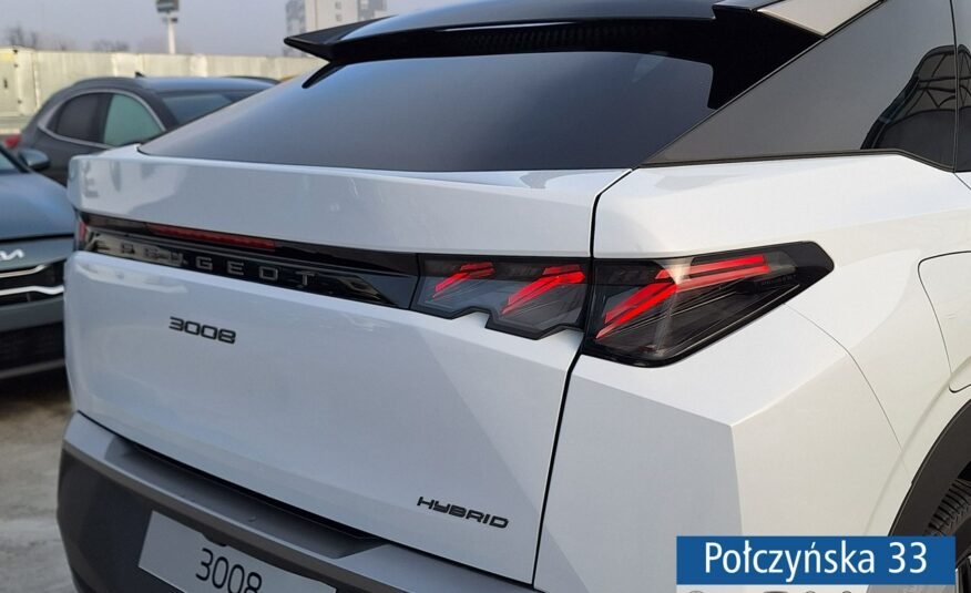 Peugeot 3008 1.2 Hybrid 136 KM eDCS6 GT|P. Zim, HiFi, Bezpieczeństwo|Polisa za 1 %