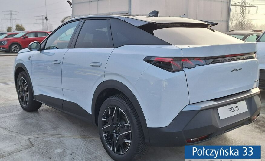 Peugeot 3008 1.2 Hybrid 136 KM eDCS6 GT|P. Zim, HiFi, Bezpieczeństwo|Polisa za 1 %