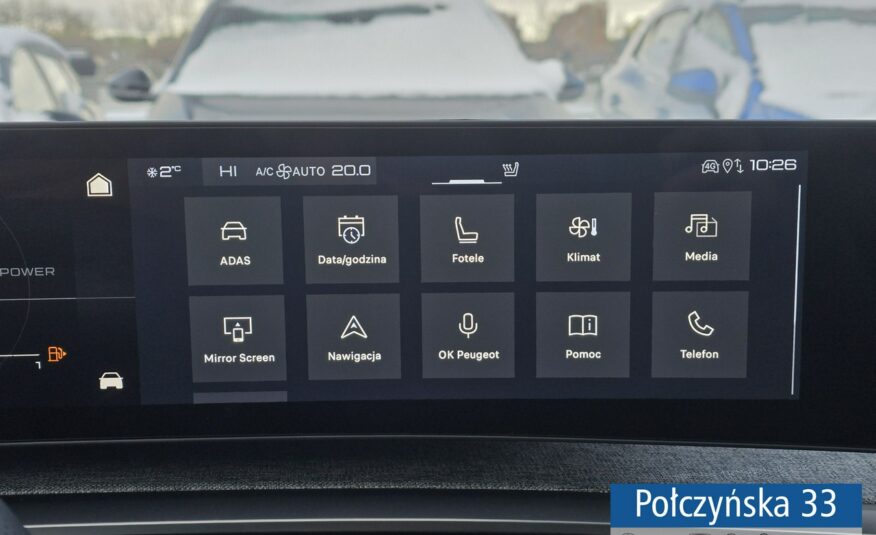 Peugeot 3008 1.2 Hybrid 136 KM eDCS6 GT|P. Zim, HiFi, Bezpieczeństwo|Polisa za 1 %