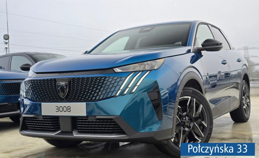 Peugeot 3008 1.2 Hybrid 136 KM eDCS6 Allure | Niebieski Obsession | Polisa za 1 %