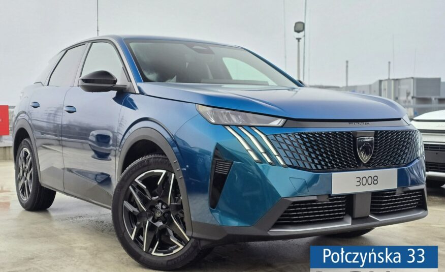 Peugeot 3008 1.2 Hybrid 136 KM eDCS6 Allure | Niebieski Obsession | Polisa za 1 %