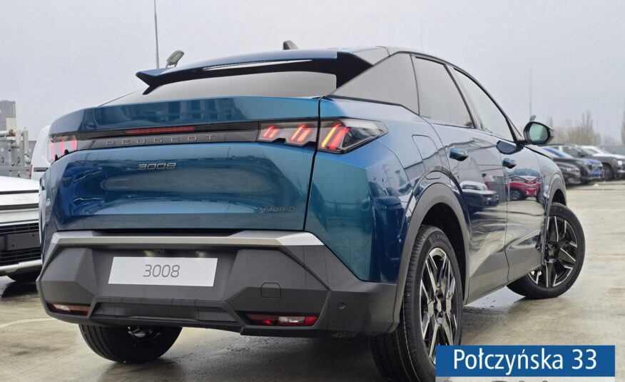 Peugeot 3008 1.2 Hybrid 136 KM eDCS6 Allure | Niebieski Obsession | Polisa za 1 %