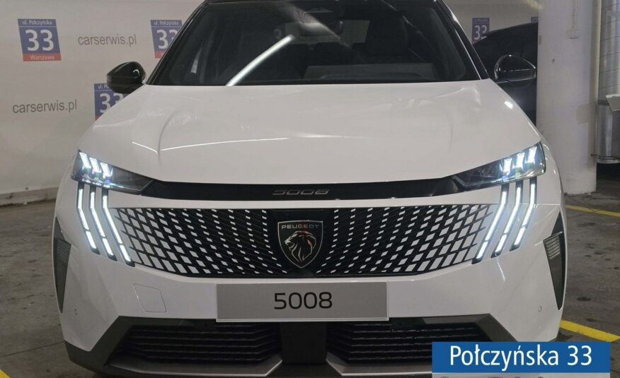 Peugeot 5008 1.2 Hybrid 136 KM eDCS6 GT|Pak. Bezpieczeństwo, Zimowy|Polisa za 1 %