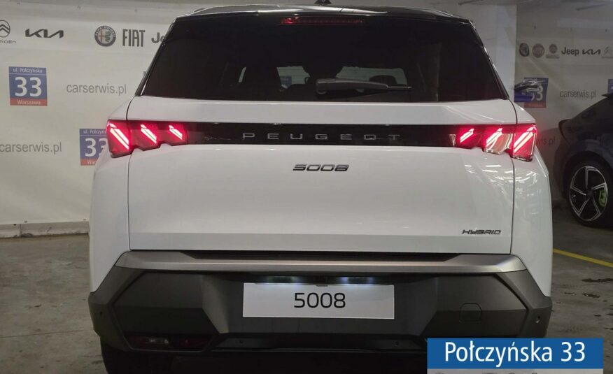 Peugeot 5008 1.2 Hybrid 136 KM eDCS6 GT|Pak. Bezpieczeństwo, Zimowy|Polisa za 1 %