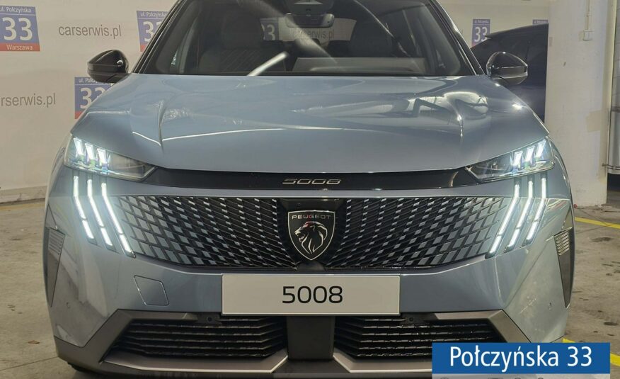 Peugeot 5008 1.2 Hybrid 136 KM eDCS6 GT|Pak. Bezp, Zimowy|Hak|Polisa za 1 %