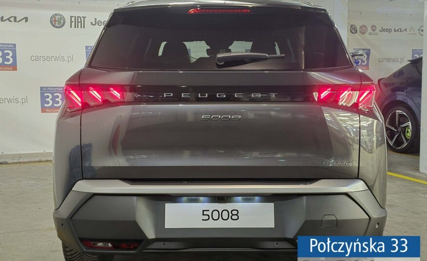 Peugeot 5008 1.2 Hybrid 136 KM eDCS6 GT|Pak. Bezp, Zimowy|Hak|Polisa za 1 %