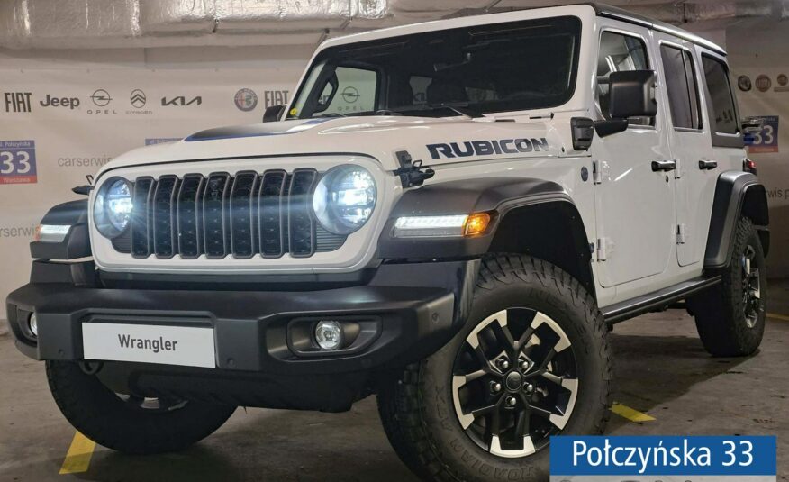 Jeep Wrangler Plug-In Hybrid Rubicon 2.0 ATX 4WD | Biały Bright| MY24