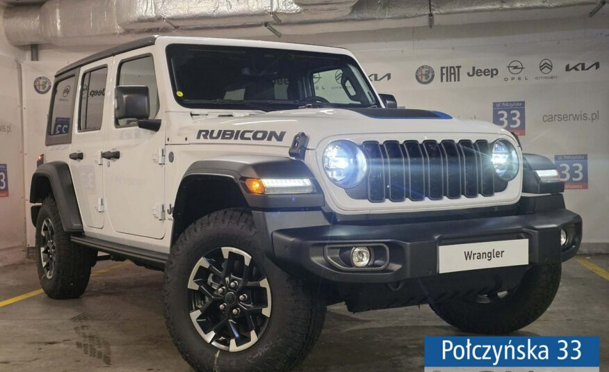 Jeep Wrangler Plug-In Hybrid Rubicon 2.0 ATX 4WD | Biały Bright| MY24