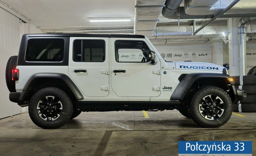 Jeep Wrangler Plug-In Hybrid Rubicon 2.0 ATX 4WD | Biały Bright| MY24