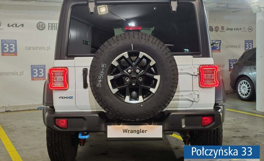 Jeep Wrangler Plug-In Hybrid Rubicon 2.0 ATX 4WD | Biały Bright| MY24