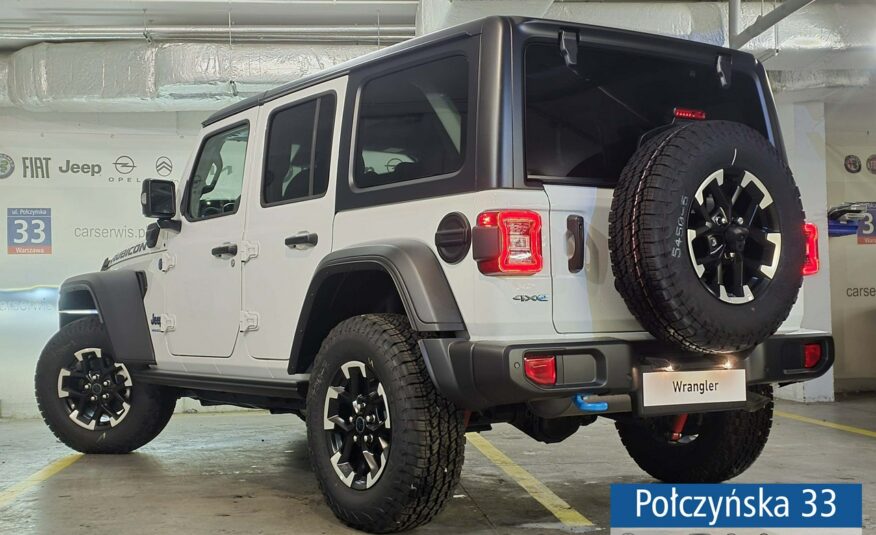 Jeep Wrangler Plug-In Hybrid Rubicon 2.0 ATX 4WD | Biały Bright| MY24