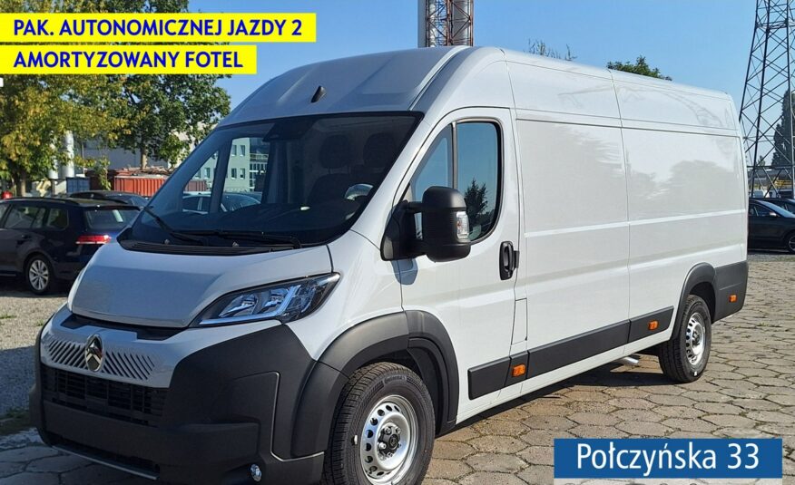 Citroen Jumper Furgon L4H2 2.2 180KM AT8 15m3|Pak. Autonomicznej Jazdy2, Amort. Fotel