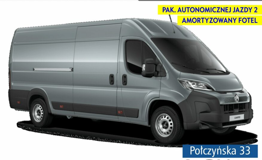 Citroen Jumper Furgon L4H2 2.2 180KM AT8 15m3|Pak. Autonomicznej Jazdy2, Amort. Fotel