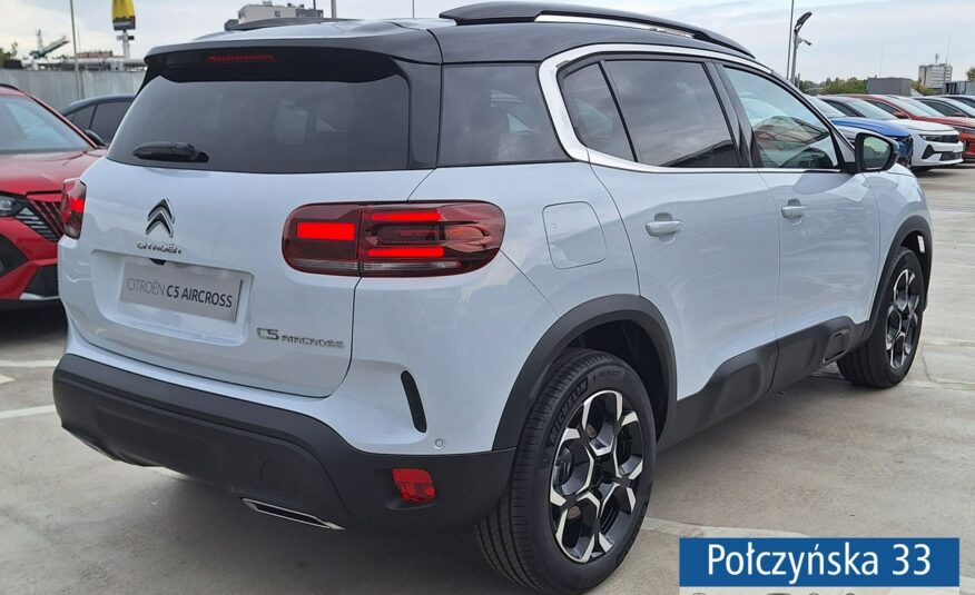 Citroen C5 Aircross 1.2 MHEV 145 koni wersja MAX elektryczna klapa