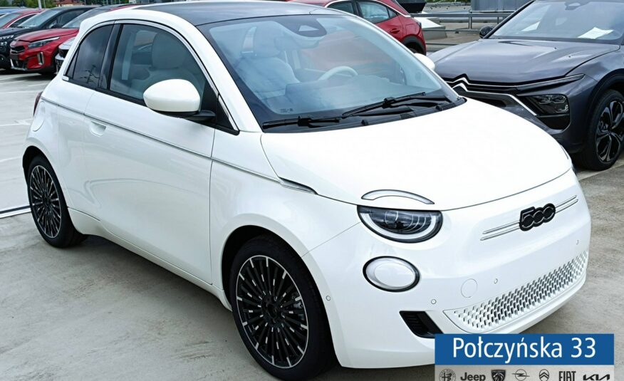 Fiat 500 BEV | 118 KM | La Prima | 3+1 | Biały Ice |2024