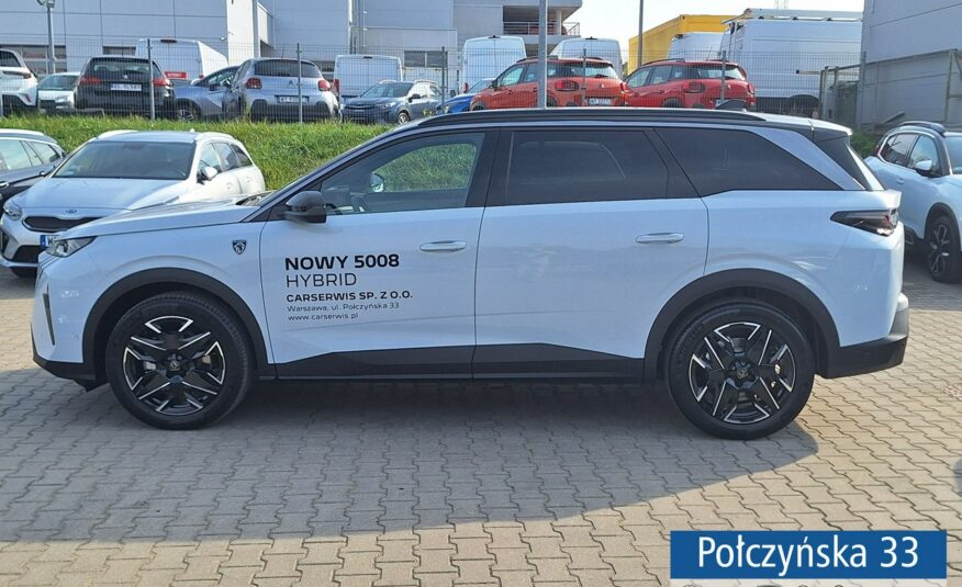 Peugeot 5008 1.2 Hybrid 145 KM eDCS6 GT | Pakiet Bezpieczeństwo |Nowy Model|Demo