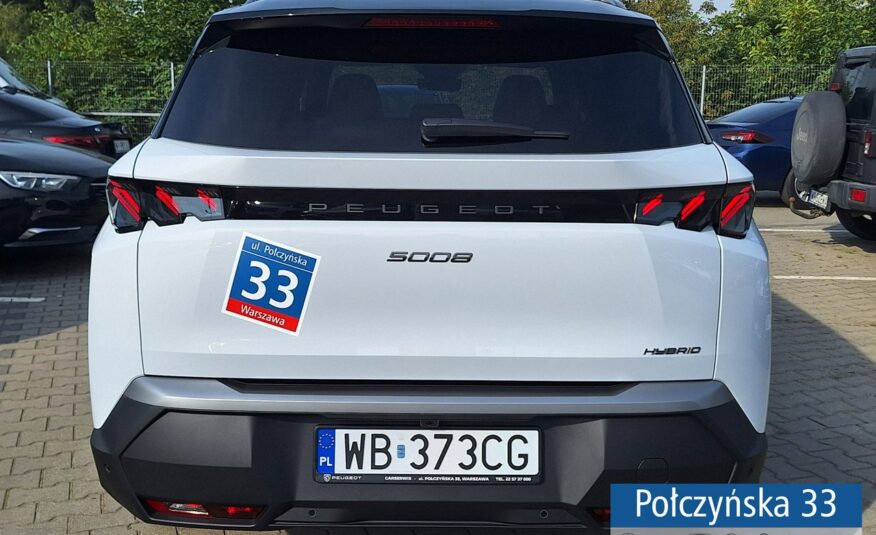 Peugeot 5008 1.2 Hybrid 145 KM eDCS6 GT | Pakiet Bezpieczeństwo |Nowy Model|Demo