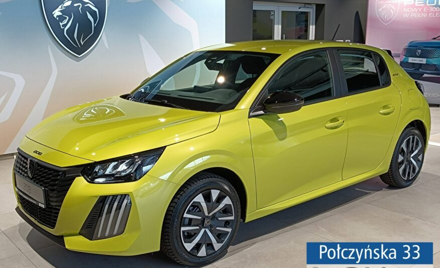 Peugeot 208 1.2 Hybrid 110 KM eDCS6 Style | Limonka |2024