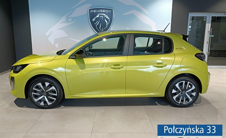 Peugeot 208 1.2 Hybrid 110 KM eDCS6 Style | Limonka |2024