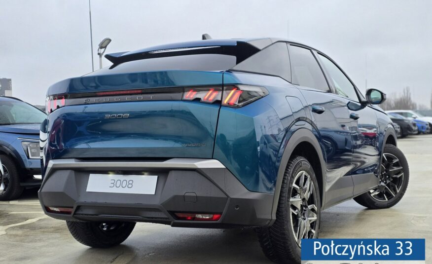 Peugeot 3008 1.2 Hybrid 145 KM eDCS6 Allure | P. Zim, Bezp, Panorama|Polisa za 1 %