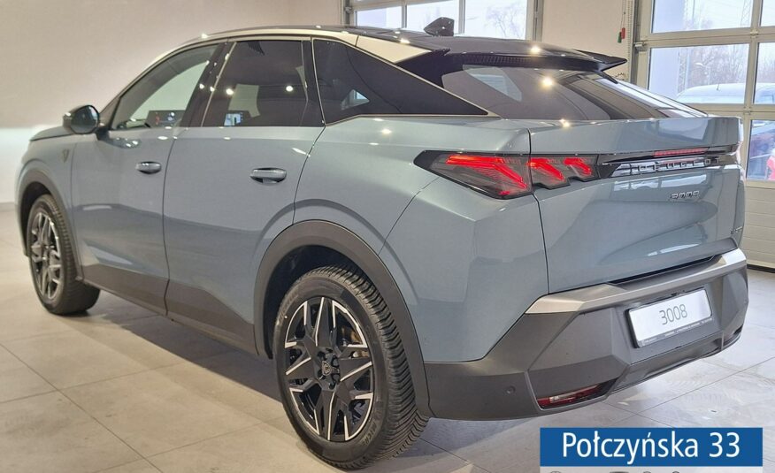 Peugeot 3008 1.2 Hybrid 145 KM eDCS6 GT|P. Zim, HiFi, Bezpieczeństwo|Polisa za 1 %