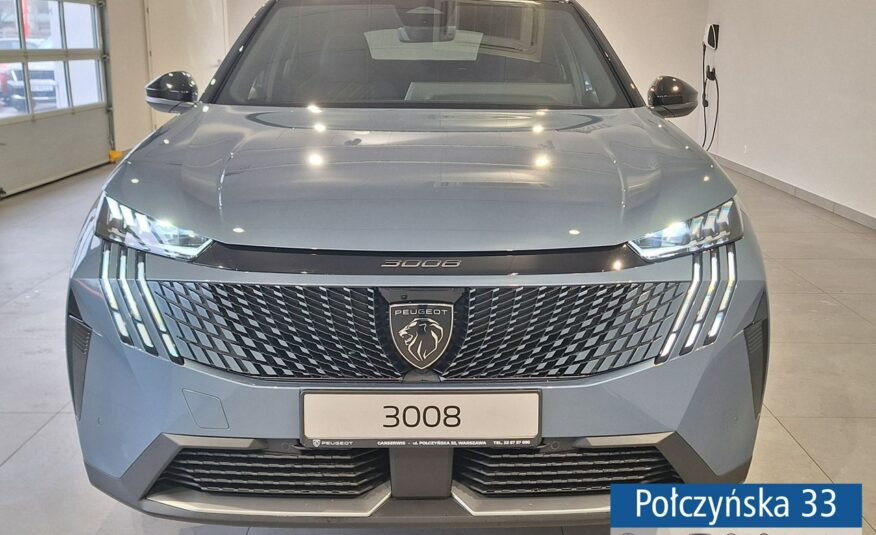 Peugeot 3008 1.2 Hybrid 145 KM eDCS6 GT|P. Zim, HiFi, Bezpieczeństwo|Polisa za 1 %