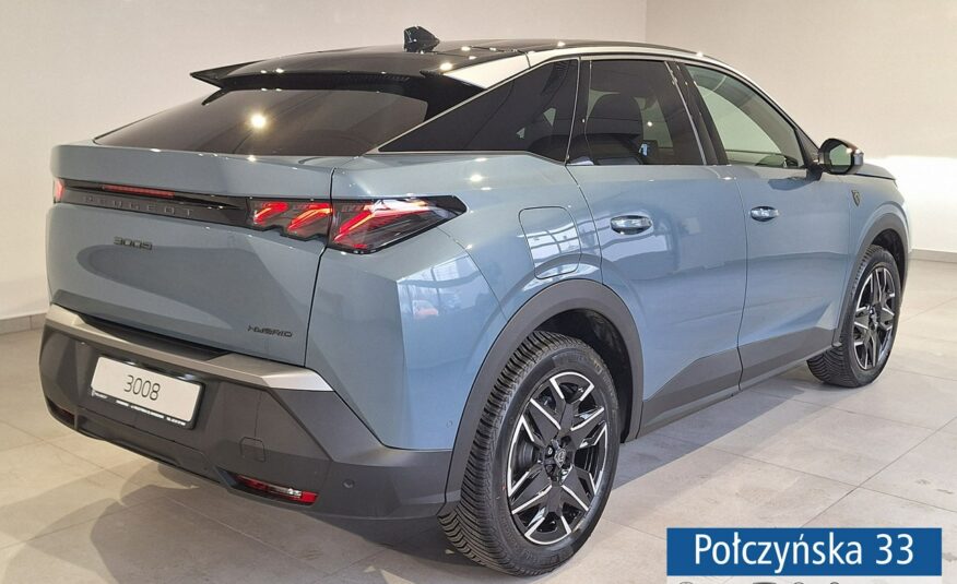 Peugeot 3008 1.2 Hybrid 145 KM eDCS6 GT|P. Zim, HiFi, Bezpieczeństwo|Polisa za 1 %