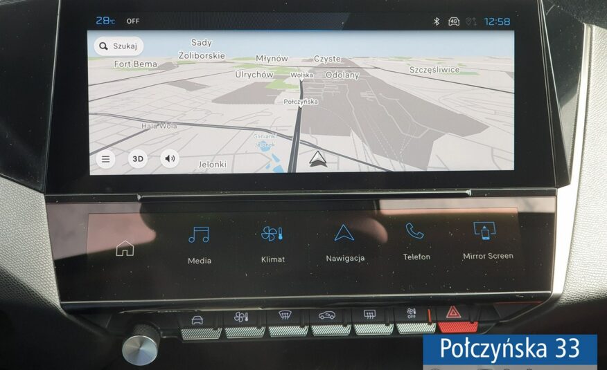 Peugeot 408 1.2 Hybrid 145 KM eDCS6 Allure|Pak. Bezpieczeństwo, Łączność, Zimowy