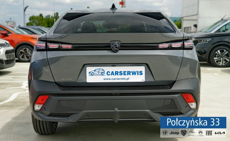 Peugeot 408 1.2 Hybrid 145 KM eDCS6 Allure|Pak. Bezpieczeństwo, Łączność, Zimowy