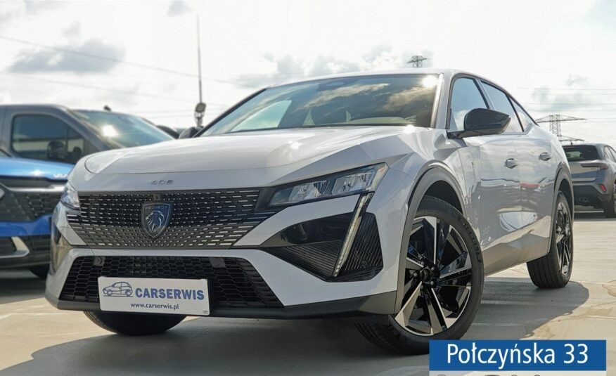 Peugeot 408 1.2 Hybrid 145 KM eDCS6 Allure|Pak. Bezpieczeństwo, Łączność, Zimowy