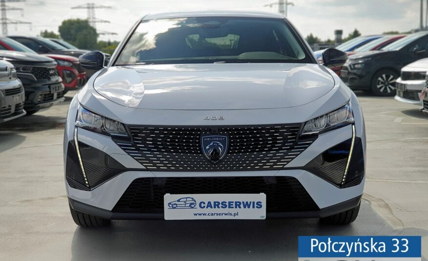 Peugeot 408 1.2 Hybrid 145 KM eDCS6 Allure|Pak. Bezpieczeństwo, Łączność, Zimowy