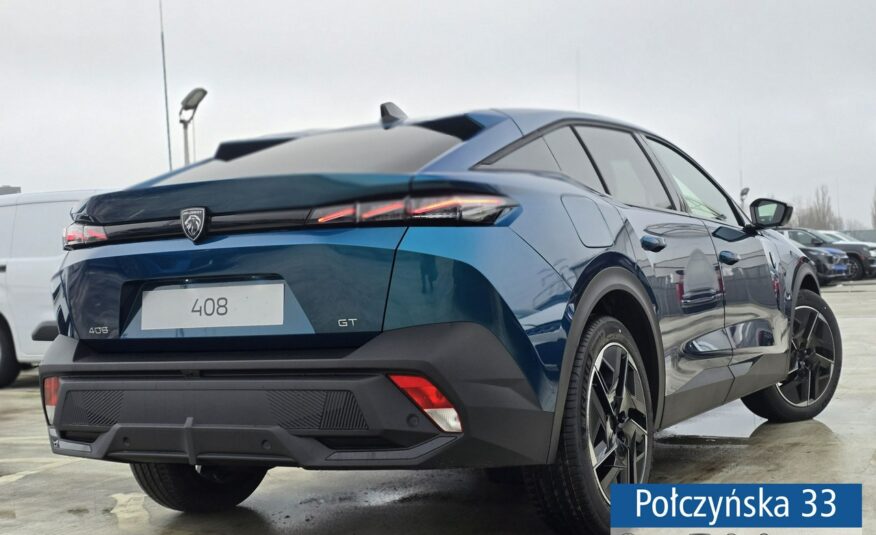 Peugeot 408 1.2 Hybrid 145 KM eDCT6 GT | Niebieski | Pakiet Bezpieczeństwo | Demo