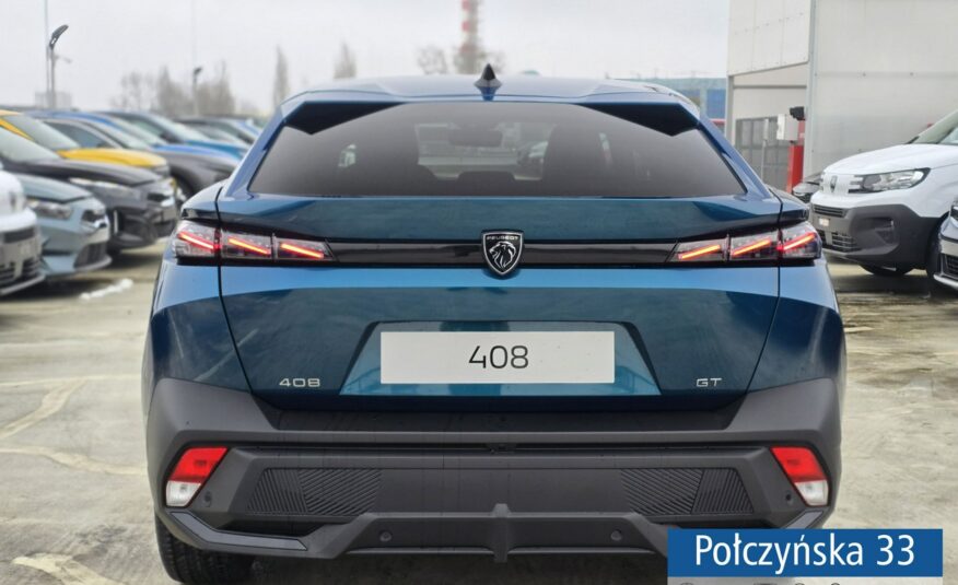 Peugeot 408 1.2 Hybrid 145 KM eDCT6 GT | Niebieski | Pakiet Bezpieczeństwo | Demo